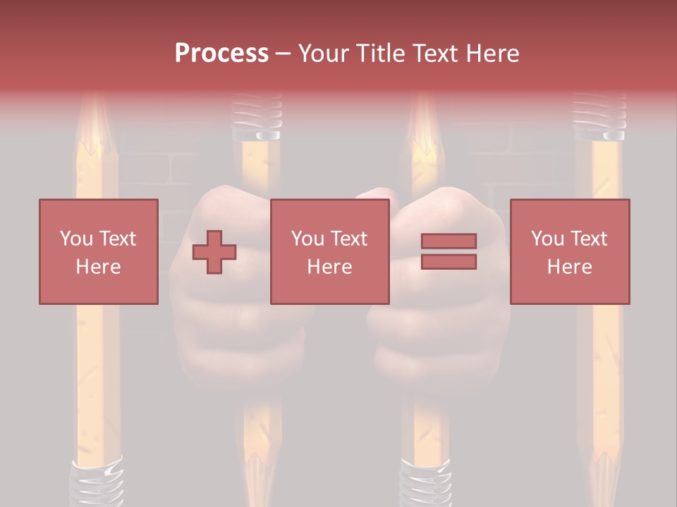 Child Accessibility Lead Pencil PowerPoint Template
