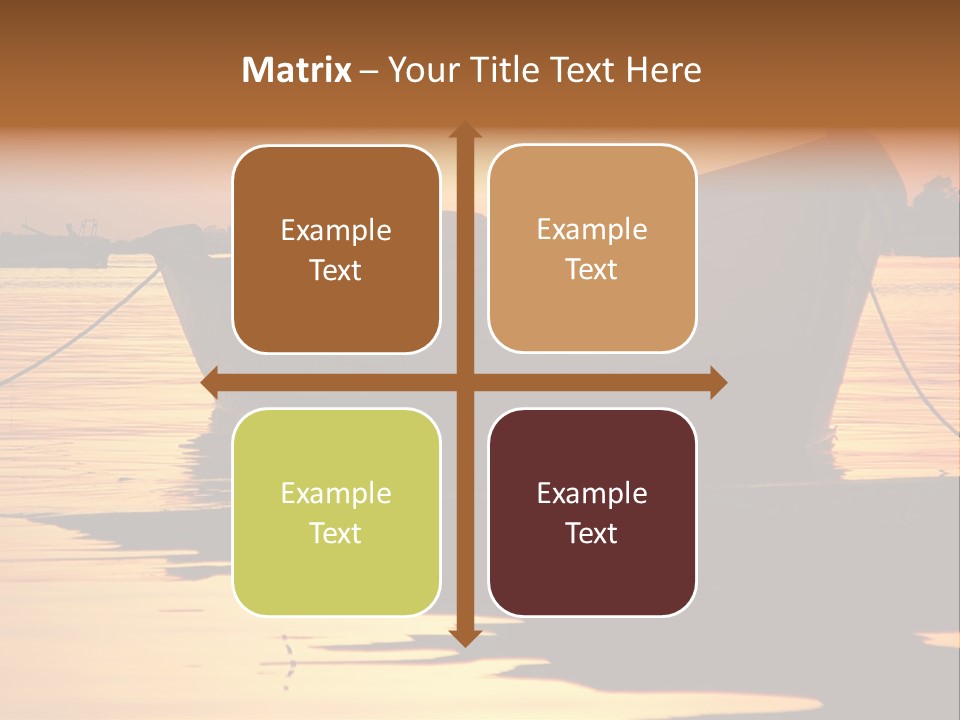 Current Silhouette Ecosystem PowerPoint Template
