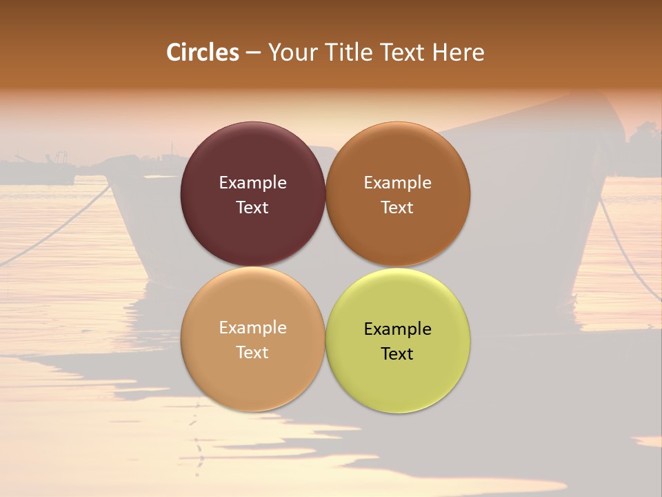 Current Silhouette Ecosystem PowerPoint Template