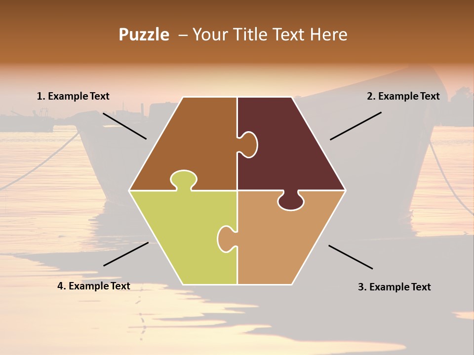 Current Silhouette Ecosystem PowerPoint Template