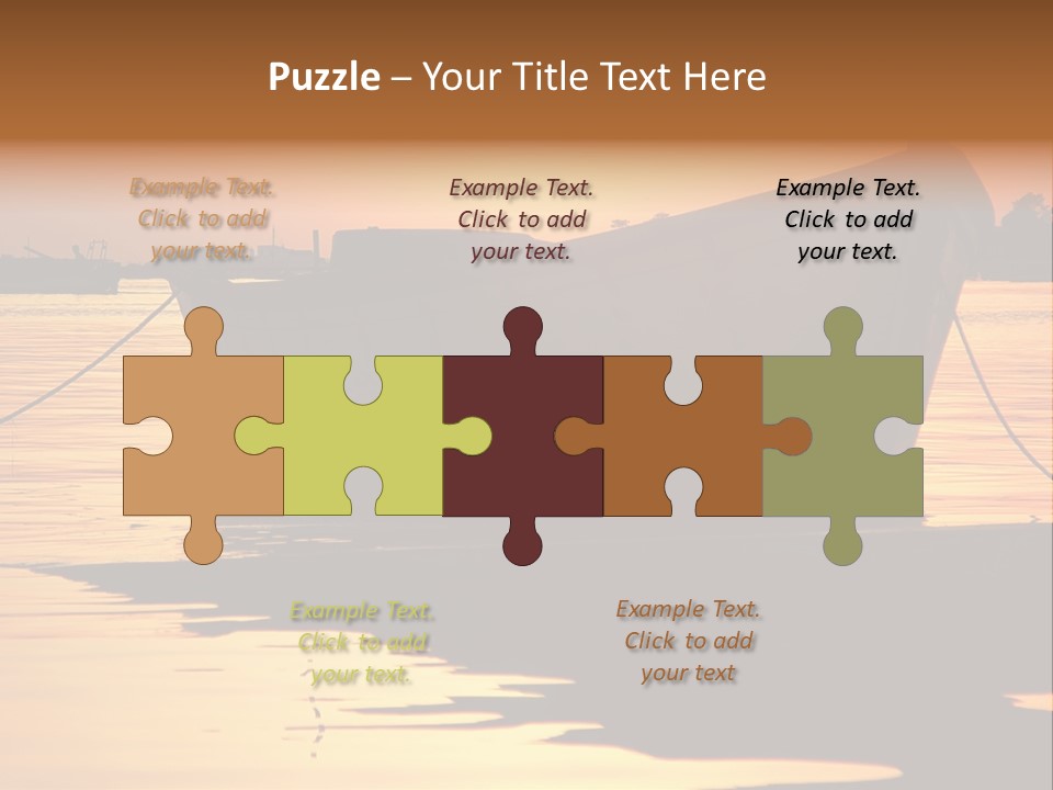 Current Silhouette Ecosystem PowerPoint Template