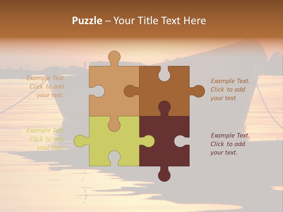 Current Silhouette Ecosystem PowerPoint Template