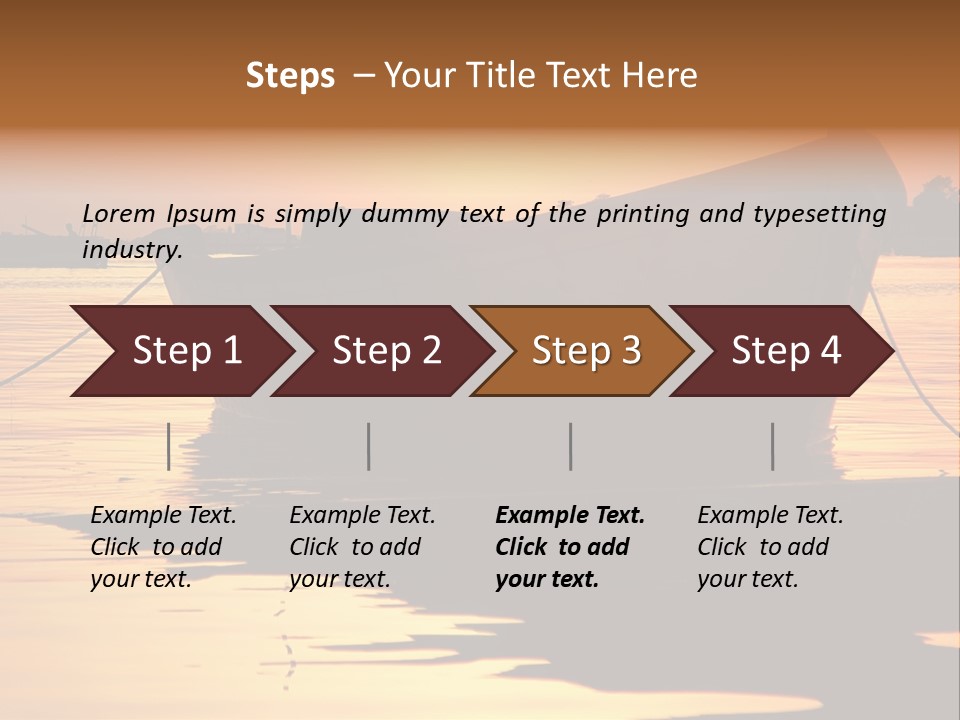 Current Silhouette Ecosystem PowerPoint Template