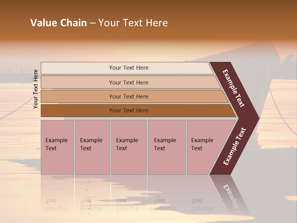 Current Silhouette Ecosystem PowerPoint Template