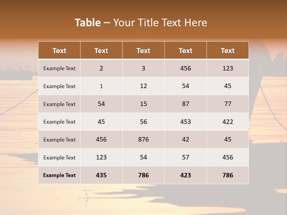 Current Silhouette Ecosystem PowerPoint Template