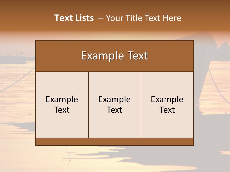Current Silhouette Ecosystem PowerPoint Template