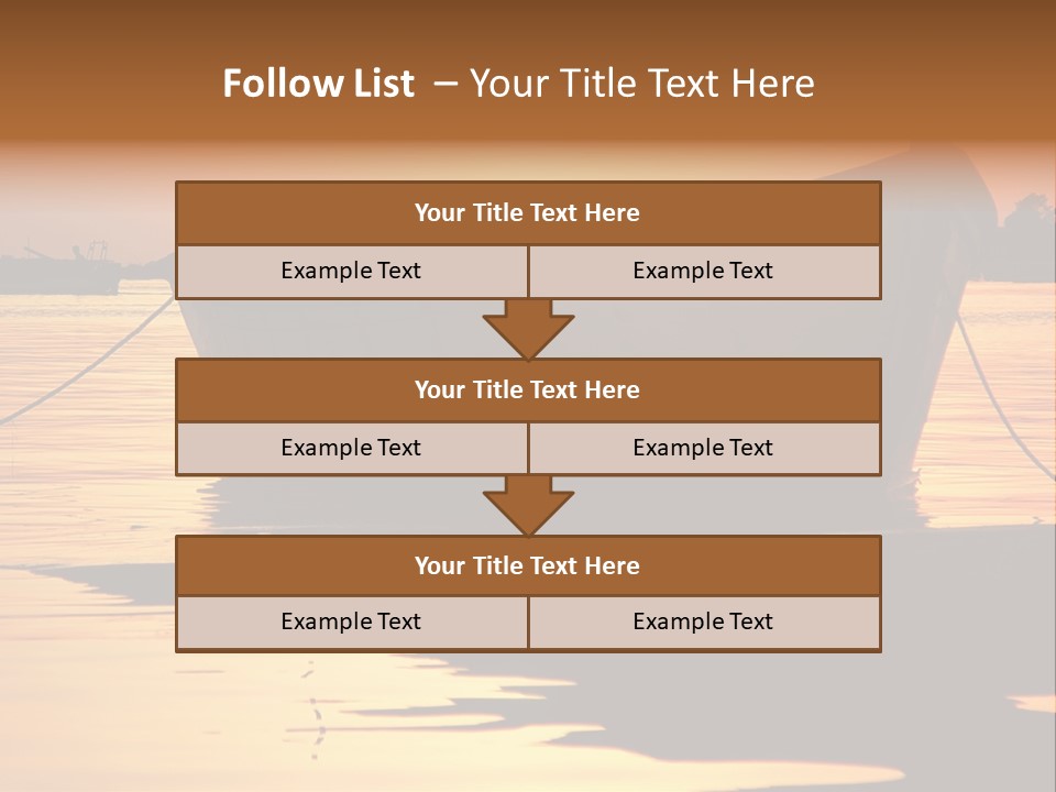 Current Silhouette Ecosystem PowerPoint Template