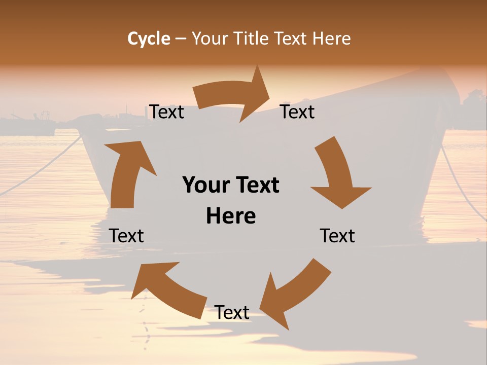 Current Silhouette Ecosystem PowerPoint Template