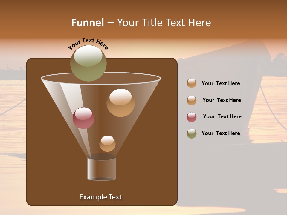 Current Silhouette Ecosystem PowerPoint Template