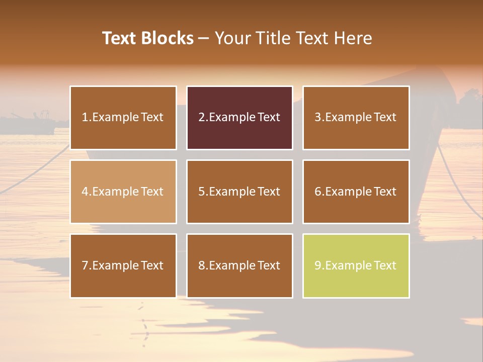 Current Silhouette Ecosystem PowerPoint Template