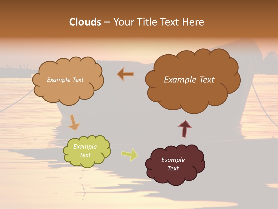 Current Silhouette Ecosystem PowerPoint Template