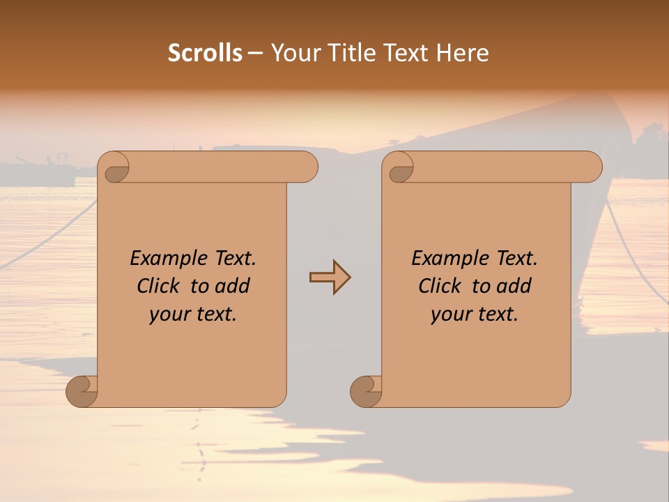 Current Silhouette Ecosystem PowerPoint Template