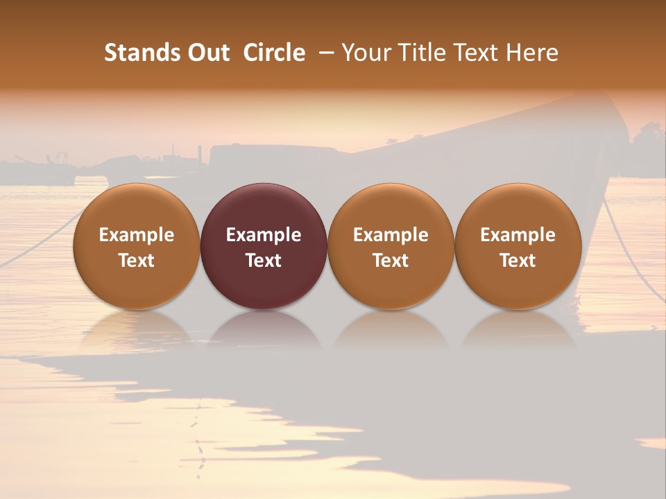 Current Silhouette Ecosystem PowerPoint Template