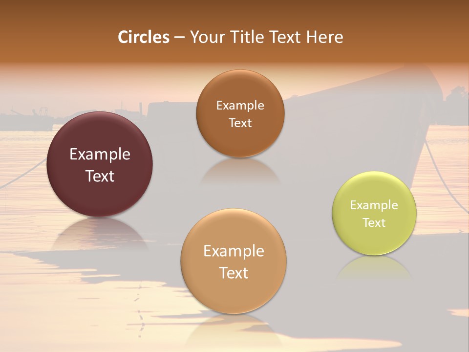 Current Silhouette Ecosystem PowerPoint Template