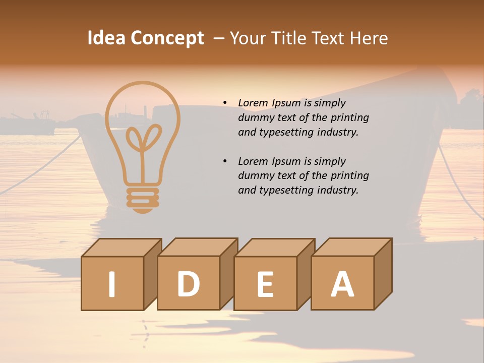 Current Silhouette Ecosystem PowerPoint Template