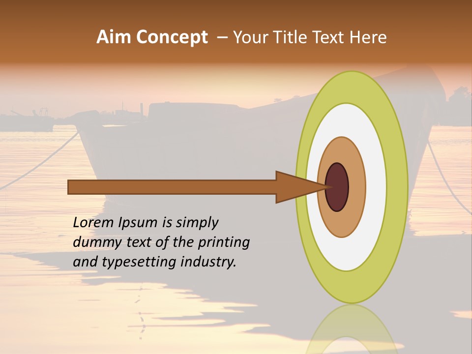 Current Silhouette Ecosystem PowerPoint Template