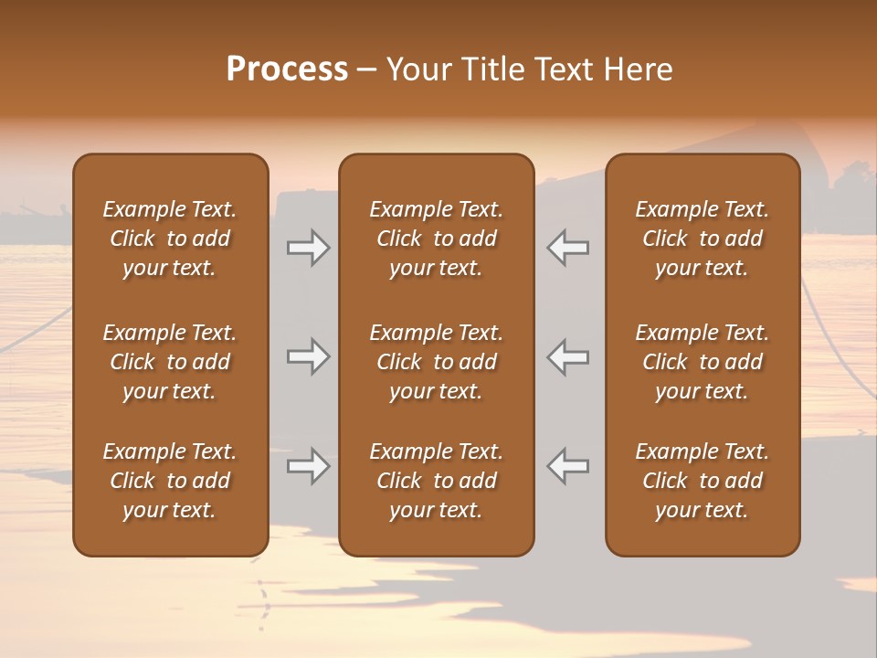 Current Silhouette Ecosystem PowerPoint Template
