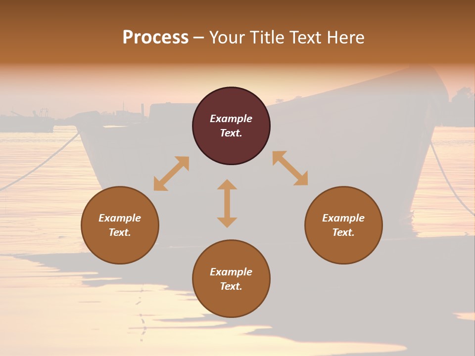 Current Silhouette Ecosystem PowerPoint Template