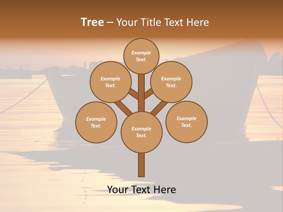 Current Silhouette Ecosystem PowerPoint Template