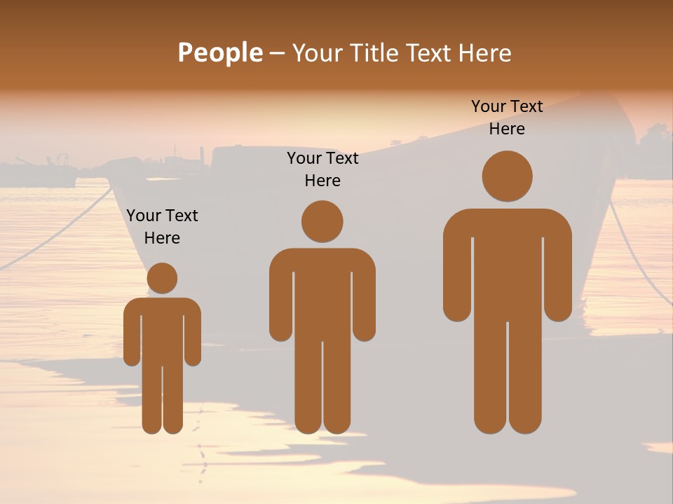 Current Silhouette Ecosystem PowerPoint Template