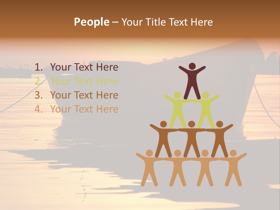 Current Silhouette Ecosystem PowerPoint Template