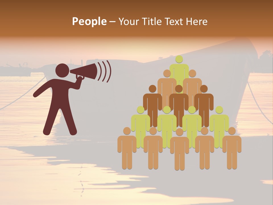 Current Silhouette Ecosystem PowerPoint Template