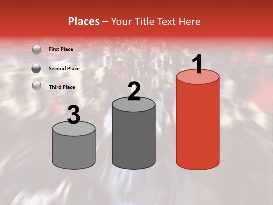 People Room Busy PowerPoint Template