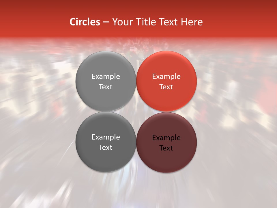 People Room Busy PowerPoint Template