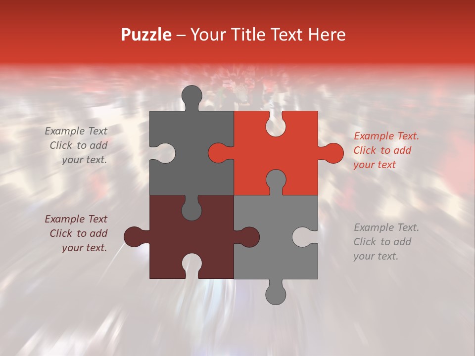 People Room Busy PowerPoint Template