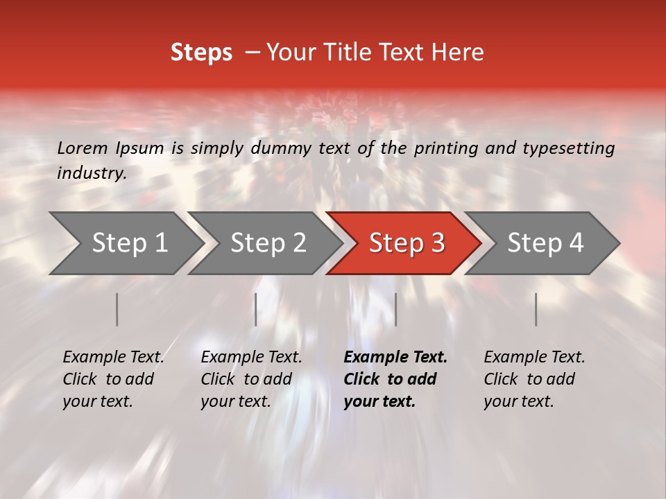 People Room Busy PowerPoint Template