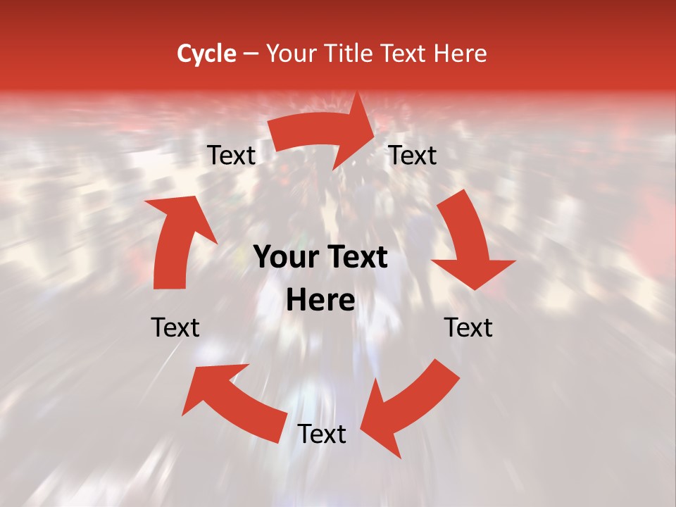 People Room Busy PowerPoint Template