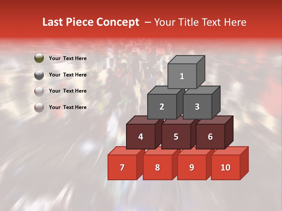 People Room Busy PowerPoint Template