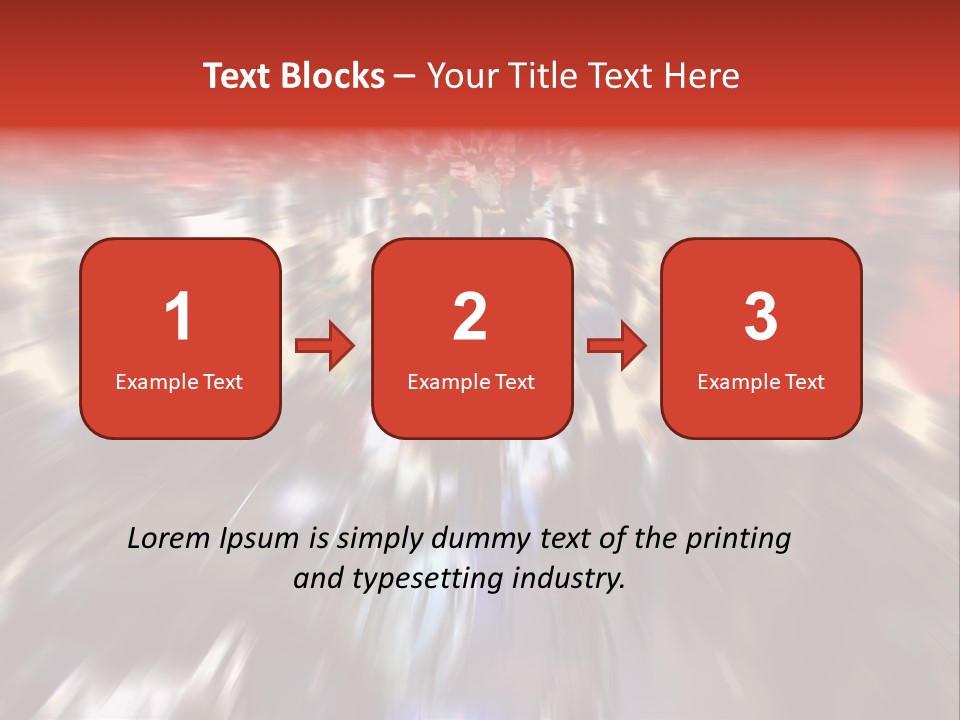 People Room Busy PowerPoint Template