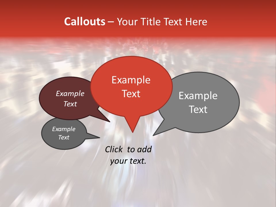 People Room Busy PowerPoint Template