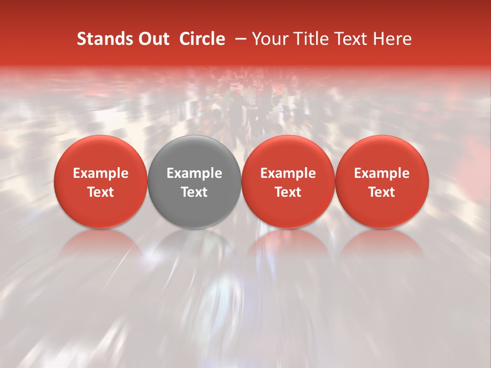 People Room Busy PowerPoint Template