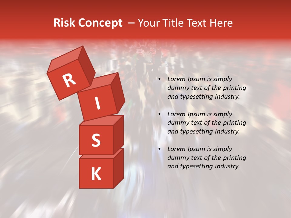 People Room Busy PowerPoint Template