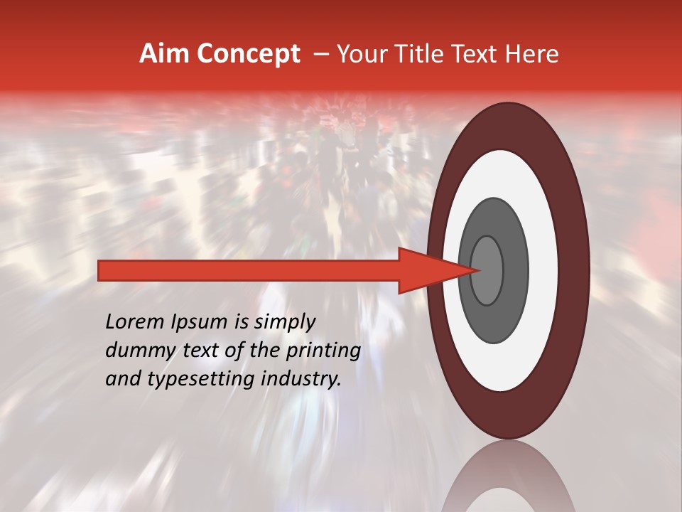 People Room Busy PowerPoint Template