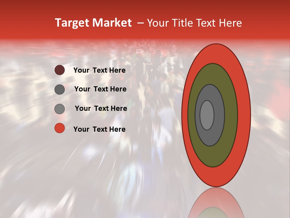 People Room Busy PowerPoint Template