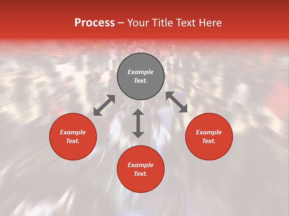 People Room Busy PowerPoint Template
