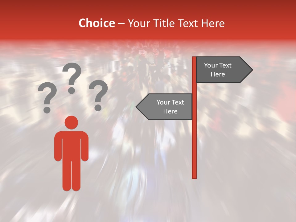 People Room Busy PowerPoint Template