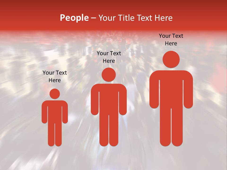 People Room Busy PowerPoint Template