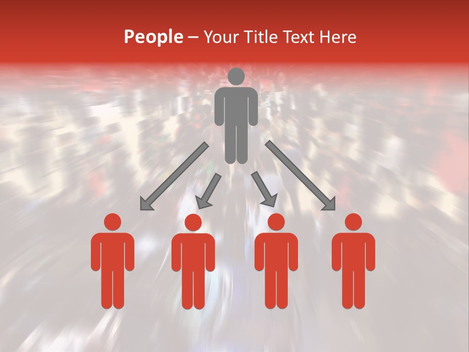 People Room Busy PowerPoint Template