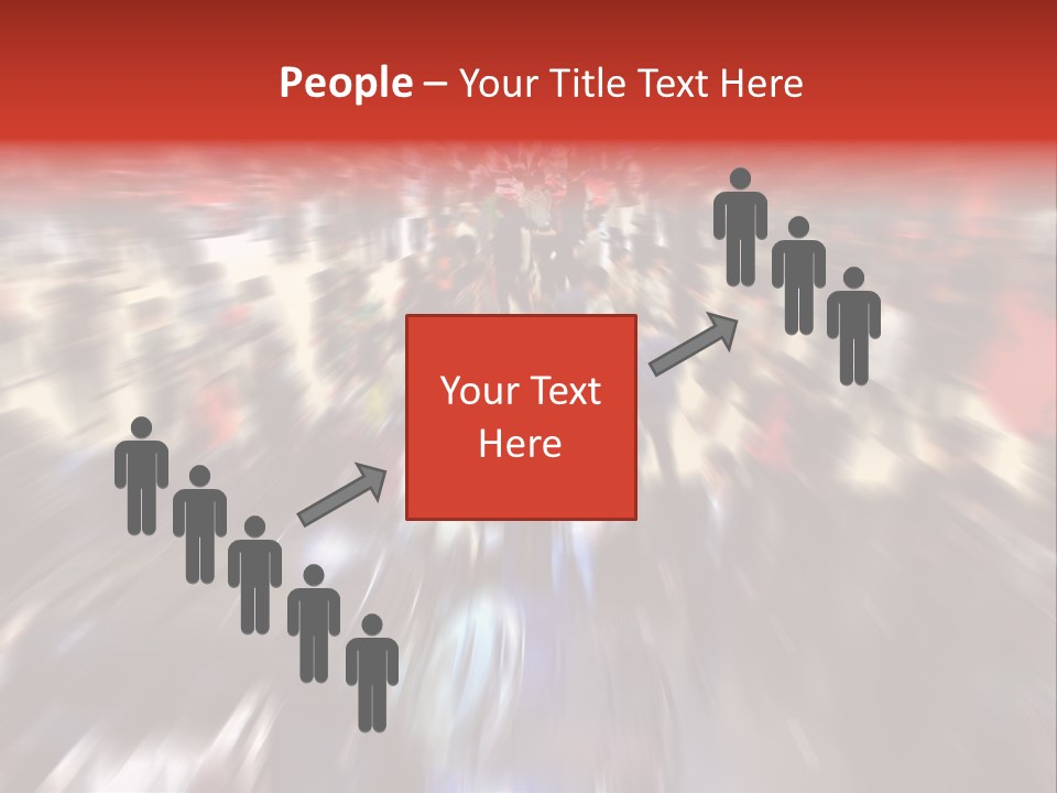 People Room Busy PowerPoint Template