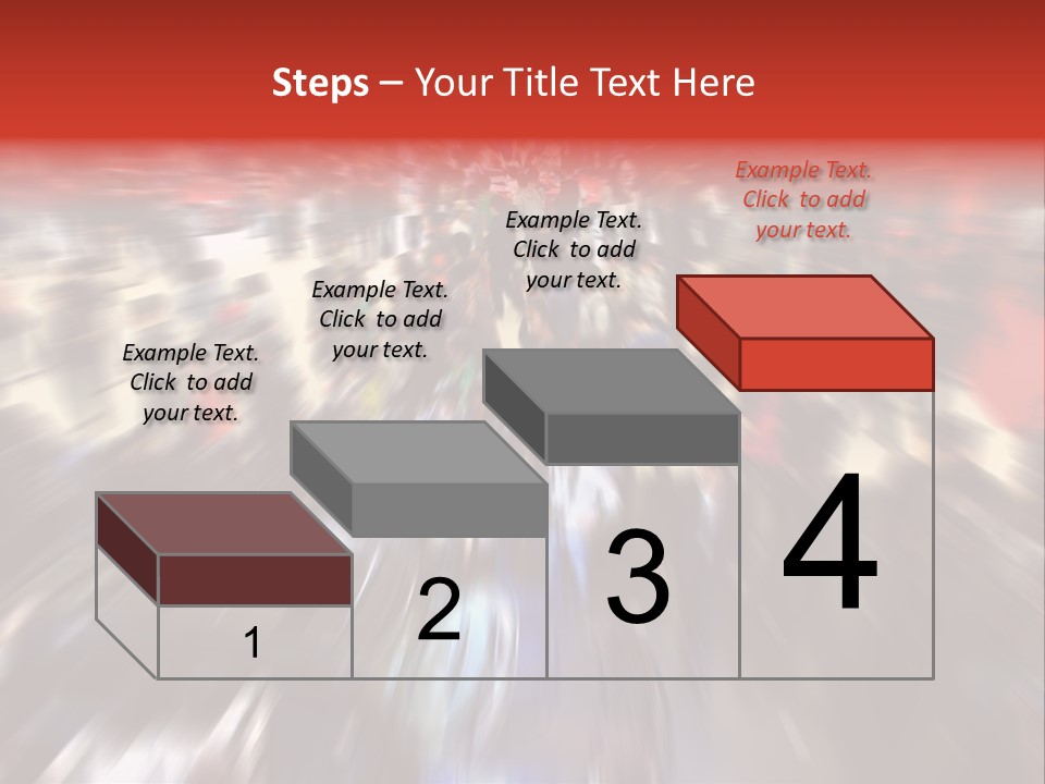 People Room Busy PowerPoint Template