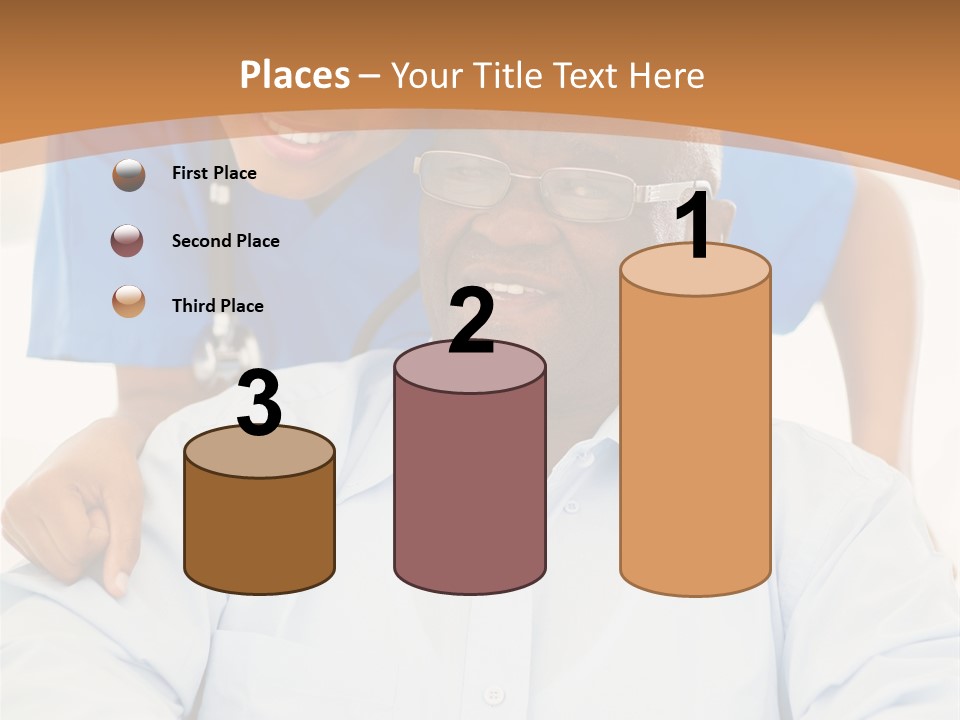 Beautiful Medical Pensioner PowerPoint Template