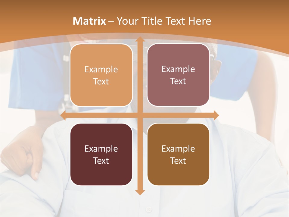 Beautiful Medical Pensioner PowerPoint Template