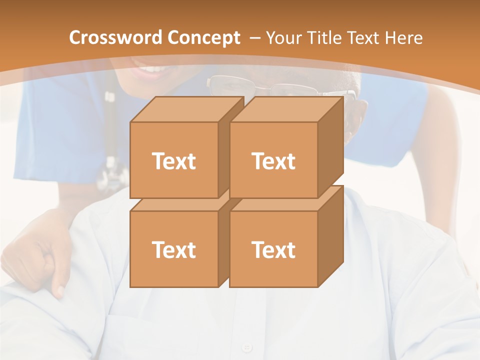 Beautiful Medical Pensioner PowerPoint Template