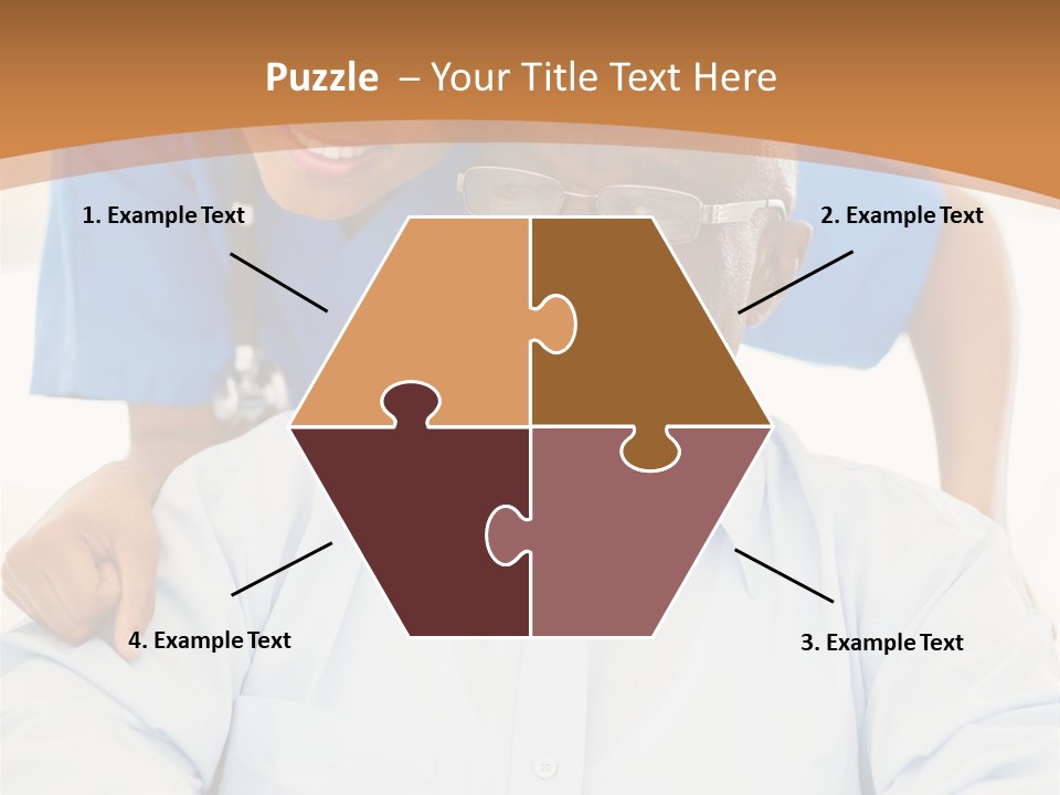 Beautiful Medical Pensioner PowerPoint Template