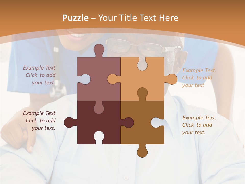 Beautiful Medical Pensioner PowerPoint Template