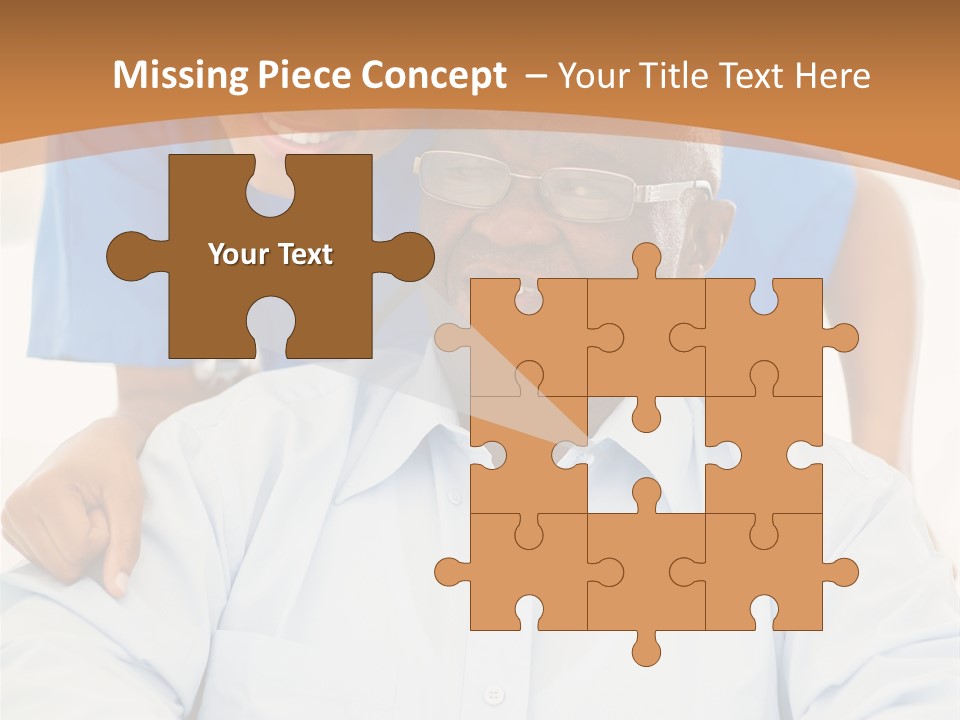 Beautiful Medical Pensioner PowerPoint Template